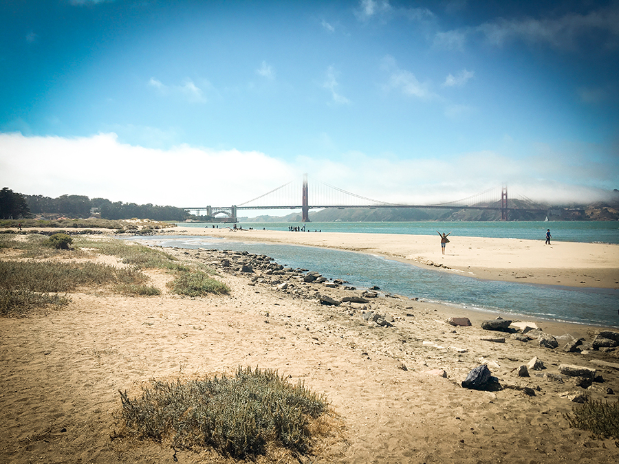 Golden Gate Bridge - Strand - San Francisco Bay