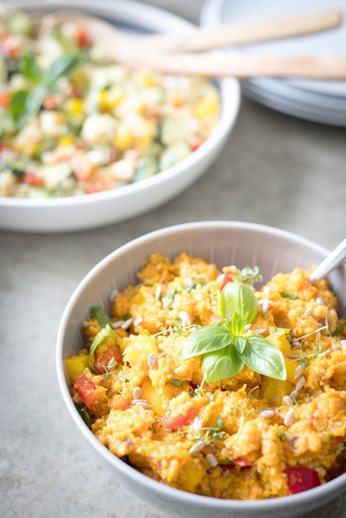 Süßkartoffel Grill Salat - Quinoa- gesund-kochen-grill-vegetarisch-vegan-glutenfrei